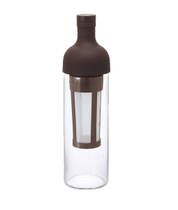 HARIO פילטר בבקבוק לקפה בחליטה קרה בהשרייה Cold Brew חום שוקולד