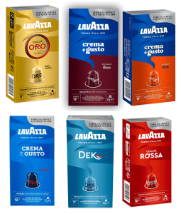 באנדל קפסולות Lavazza למכונות נספרסו – 100 קפסולות ב-10 מארזים