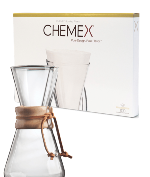 CHEMEX - פילטר נייר קמקס 1-3 כוסות(חצי ירח)