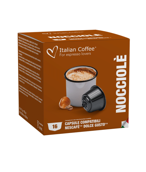 קפסולות דולצ׳ה קפוצינו אגוזים Italian Coffee Nocciole