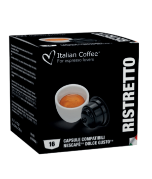 קפסולות דולצ׳ה Italian Coffee Ristreto 100% ערביקה
