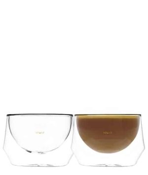 זוג כוסות דופן כפולה KRUVE IMAGINE glassware 300 ml