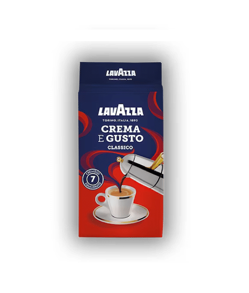 250 גר׳ קפה טחון לוואצה – Lavazza CREMA E GUSTO CLASSICO