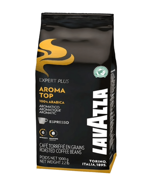 Lavazza Aroma top 100% arabica Beans פולי קפה לוואצה ארומה טופ