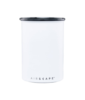 קופסת אחסון קפה AIRSCAPE כ- 500 גרם קפה צבע לבן