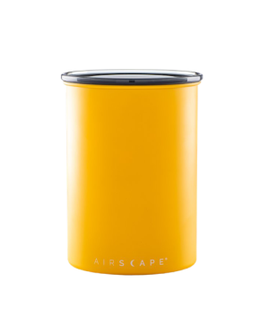 קופסת אחסון קפה AIRSCAPE כ- 500 גרם קפה צבע צהוב