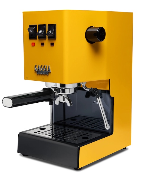 מכונת קפה גאגיה קלאסיק פרו - Gaggia Classic Pro צבע צהוב
