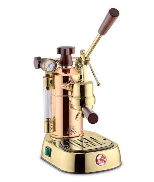 La Pavoni Professional Rame Gold PRG: מכונת קפה ידנית מקצועית